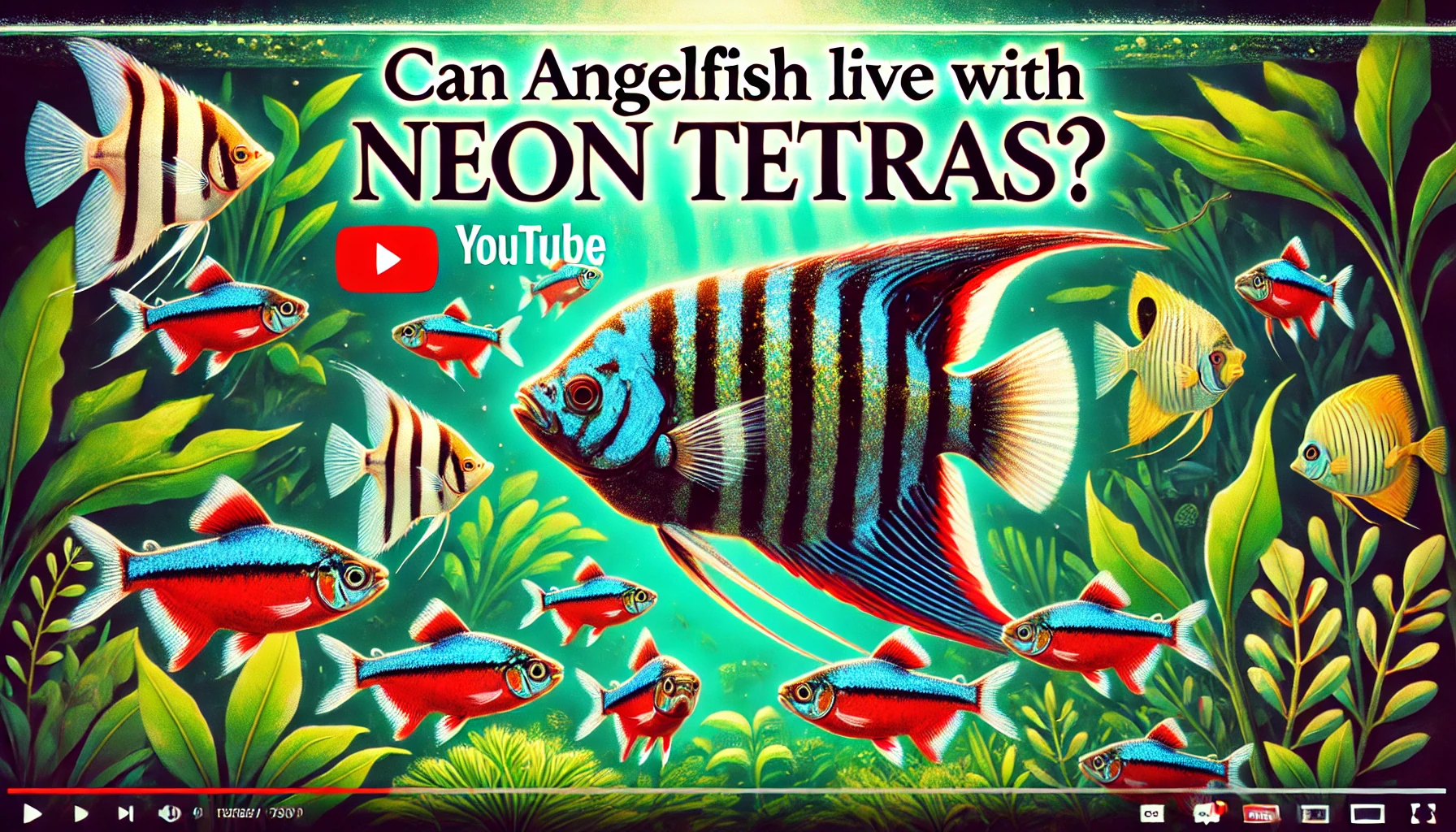 Can Angelfish Live with Neon Tetras?