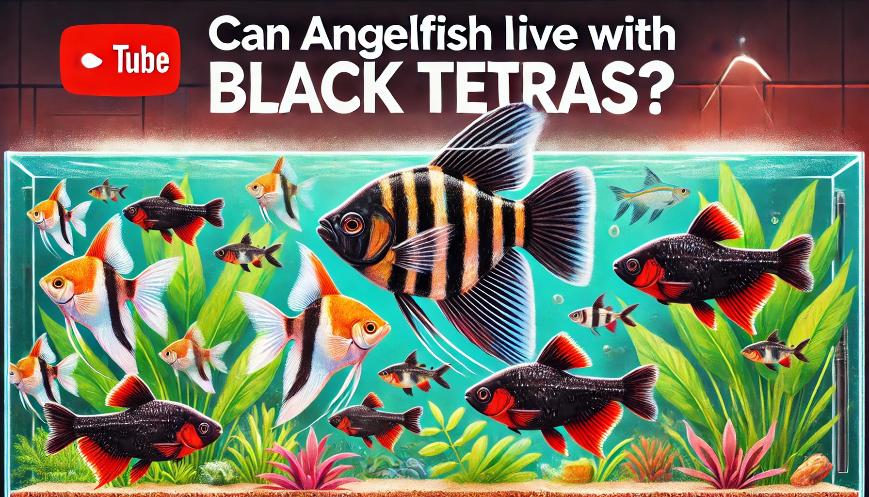 Can Angelfish Live With Black Tetras?