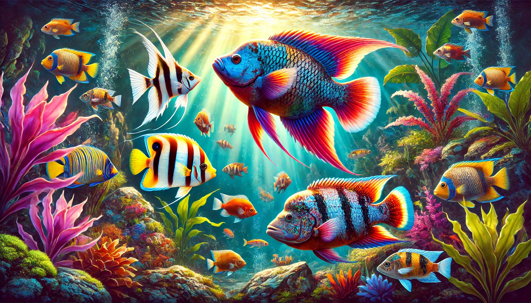 Can Angelfish Live with Cichlids?