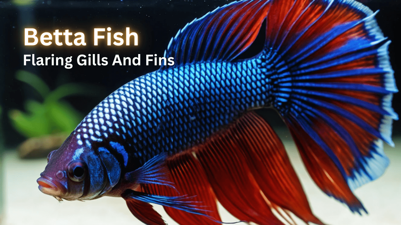 betta fish flaring