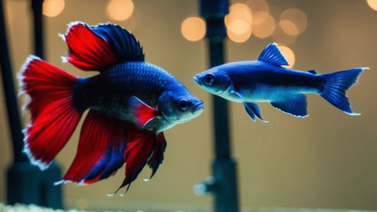 Betta Fish & Neon Tetras: