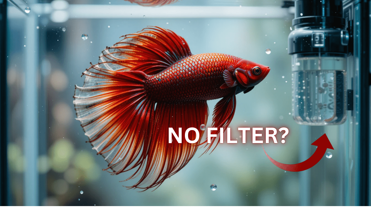 Can betta fish live without filter