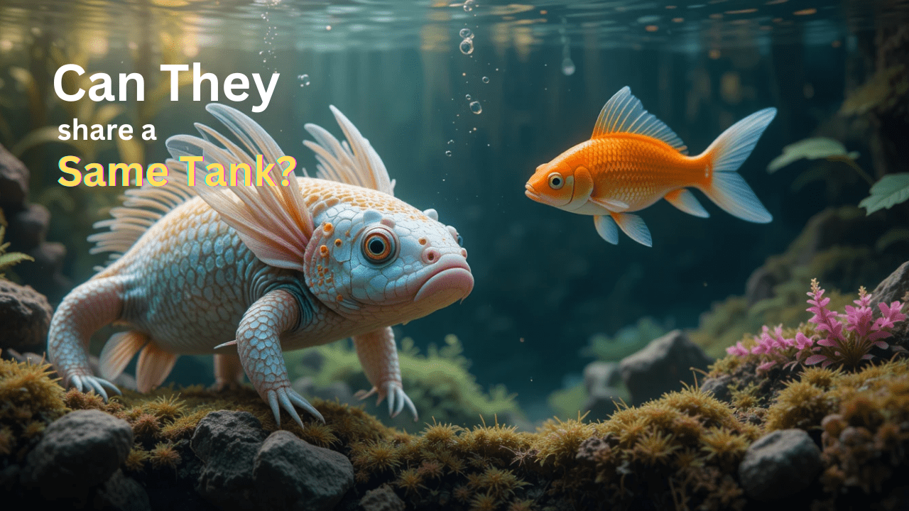 Can Axolotls Live with Goldfish?
