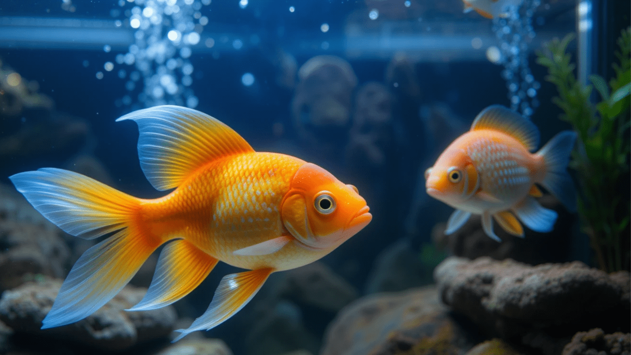 can goldfish live with african cichlids