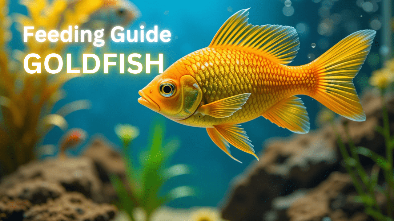 FEEDING GOLDFISH